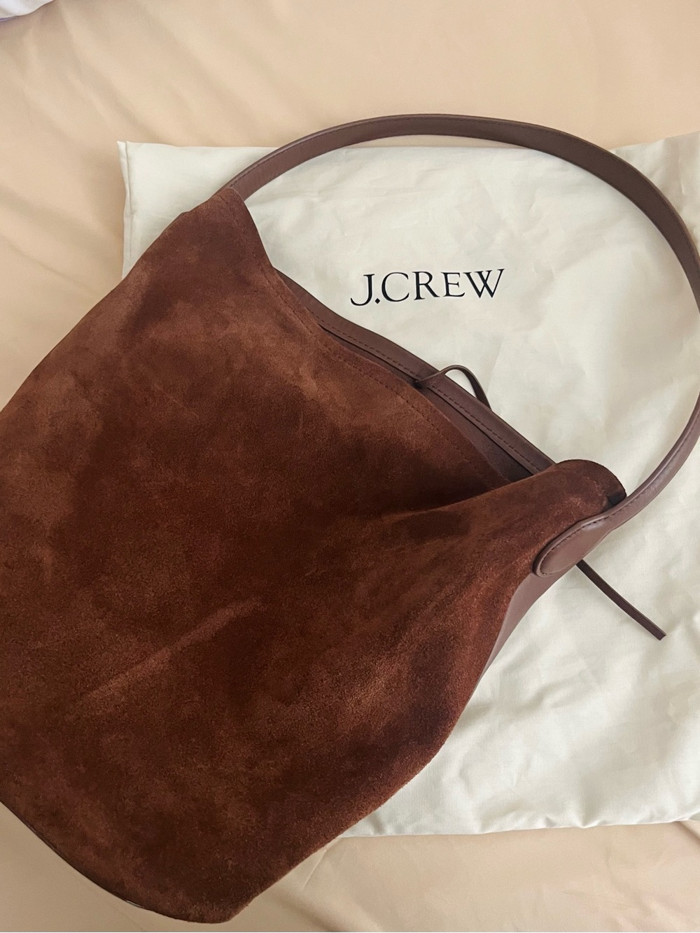 J.Crew Suede Bucket Bag
